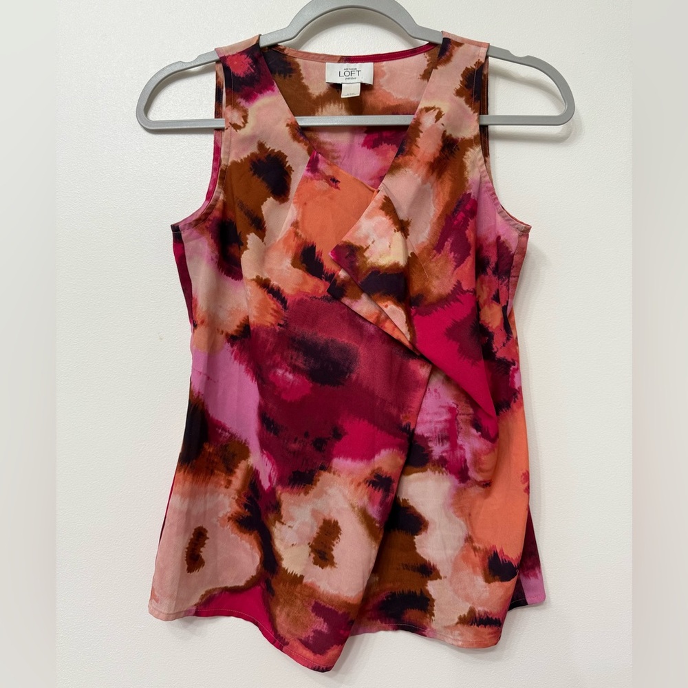 LOFT Women's Multicolor Sleeveless Top